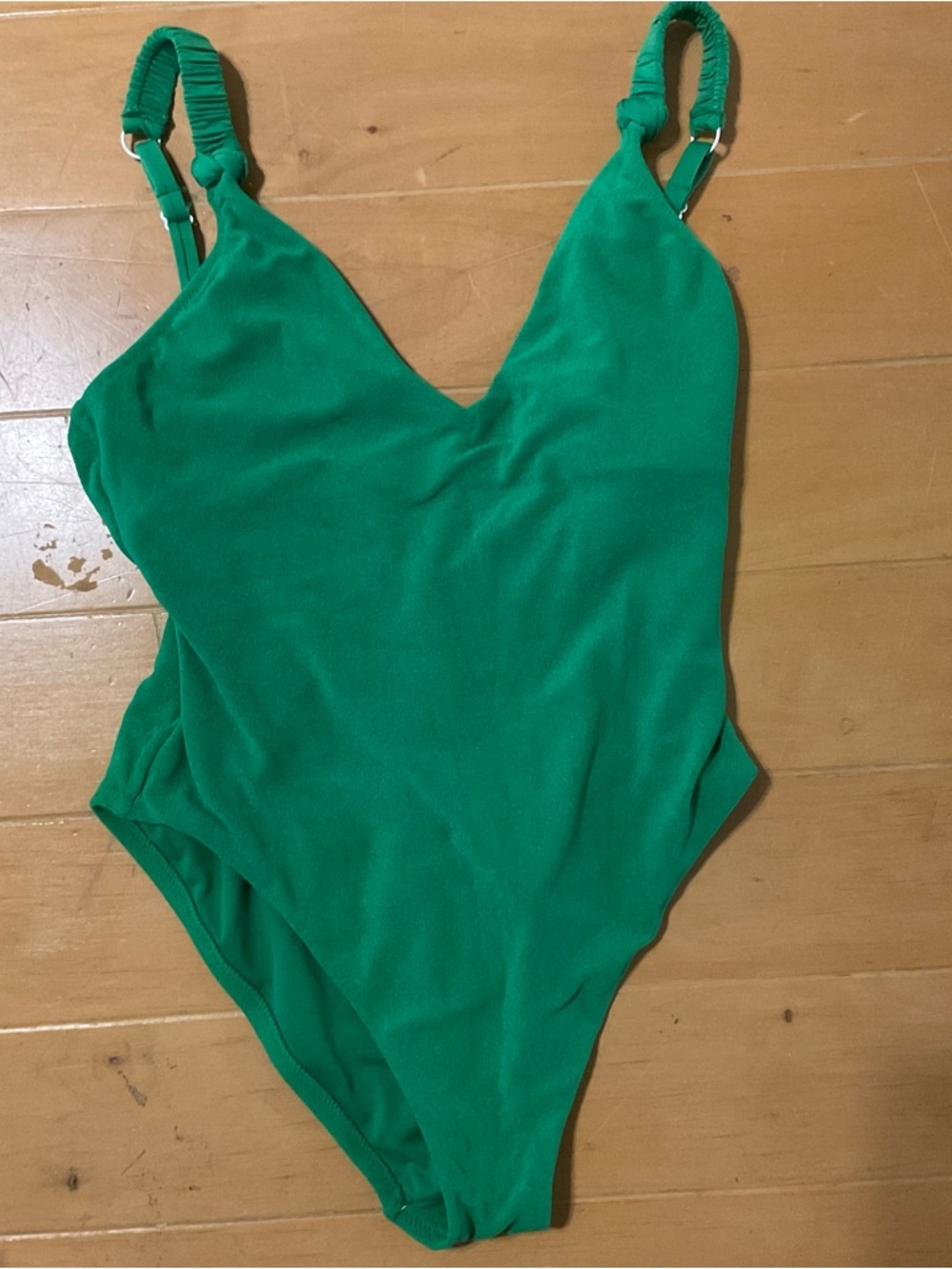 Sanctuary Vibrant Green One-Piece with Knotted Shoulder Straps - Picture 2 of 4